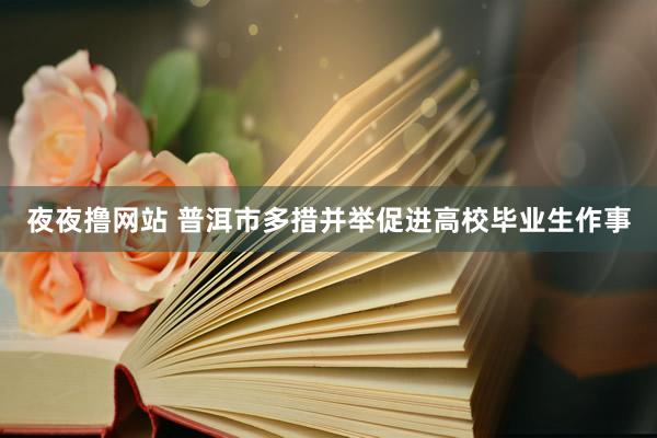 夜夜撸网站 普洱市多措并举促进高校毕业生作事