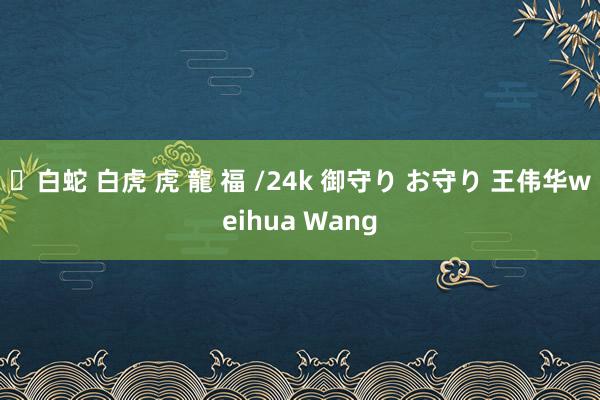 ✨白蛇 白虎 虎 龍 福 /24k 御守り お守り 王伟华weihua Wang